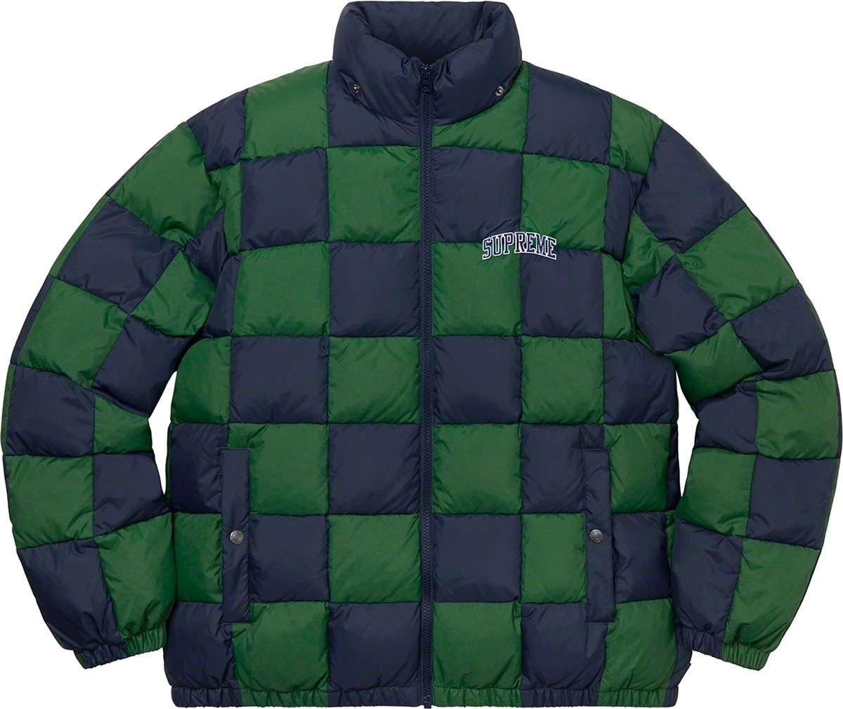 Checkerboard Puffy Jacket view 17